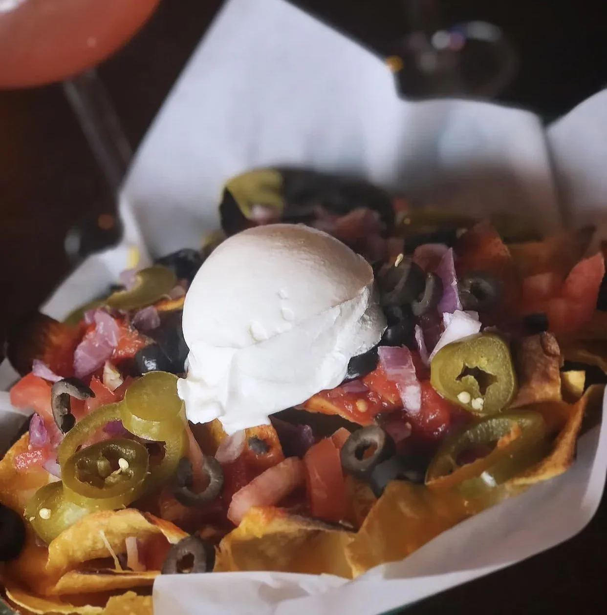 Loaded nachos at TKO Malley's Sports Bar